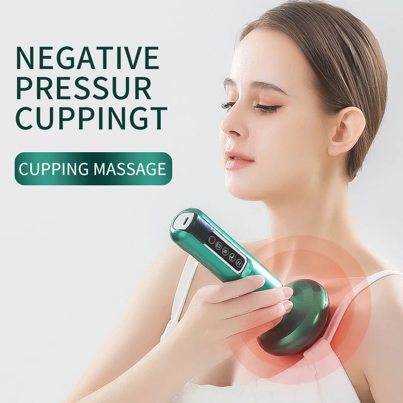 Ventouse Électrique Gua Sha – Massage Anti-Cellulite à Chaleur Infrarouge